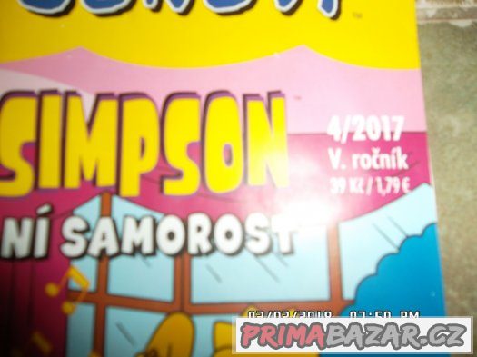 PRODAM CASOPIS SIMPSON – fotografie 2