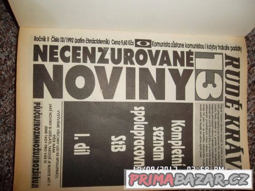 PRODAM 1 DIL.KOMPLETNIHO SEZNAMU SPOLUPRACOVNIKU – fotografie 2