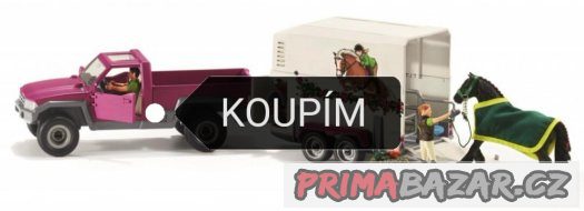 KOUPÍM Schleich pick-up s přívěsem a koněm – fotografie 1