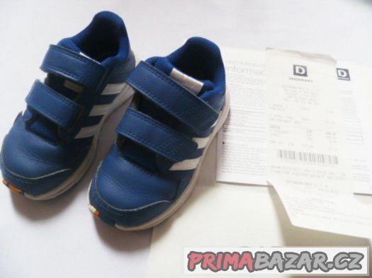 krásné modré tenisky Adidas vel. 24 – fotografie 2