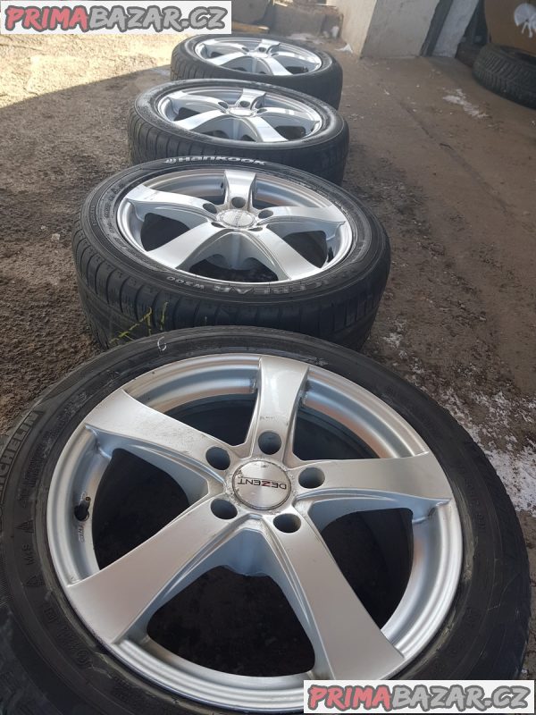 prodam alu kola elektrony dezent tre7 germ 5x120 7.5jx17 et35 pneu michelin 225/50 r17 94h