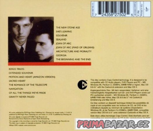 CD skupiny  OMD  - Architecture & Morality – fotografie 1