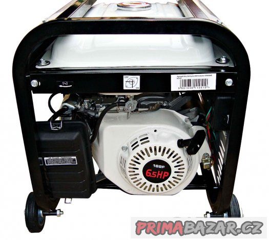 Elektrocentrála benzínová AVR 3000W (380/230V/12V DC)  El.St – fotografie 4
