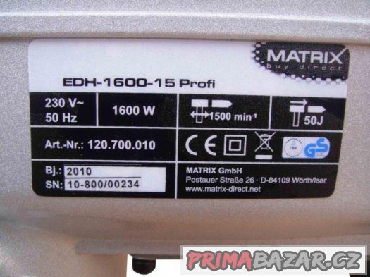 Bourací kladivo  1600W 50J – fotografie 5