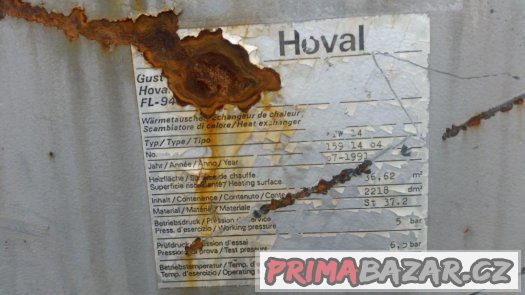 spalinový trubkový výměník HOVAL – fotografie 3