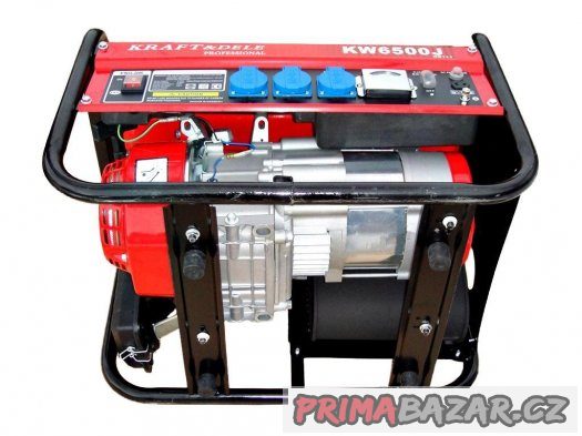 Elektrocentrála benzínová AVR 2500W (230V/12V DC) – fotografie 4