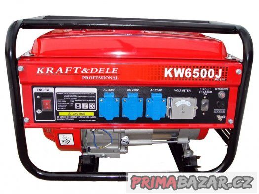 Elektrocentrála benzínová AVR 2500W (230V/12V DC) – fotografie 5