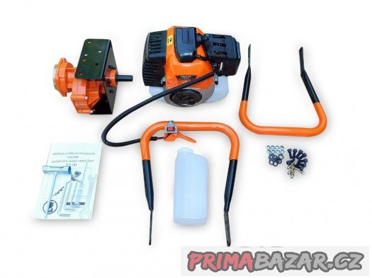 Benzinový půdní vrták 3,8Kw + 3 vrtáky (15,20,25) – fotografie 4