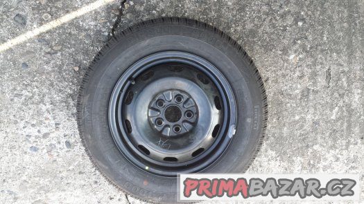Plech. kolo 5,5Jx14, 5x100, díra 54, PIRELLI P4000 Toyota – fotografie 1