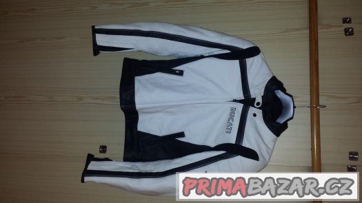 Kožená moto bunda dámská Ducati Dainese vel. 44 téměř nová – fotografie 1
