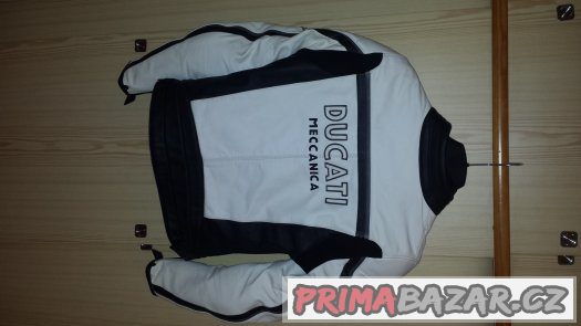 Kožená moto bunda dámská Ducati Dainese vel. 44 téměř nová – fotografie 2
