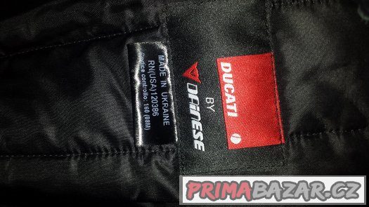 Kožená moto bunda dámská Ducati Dainese vel. 44 téměř nová – fotografie 4