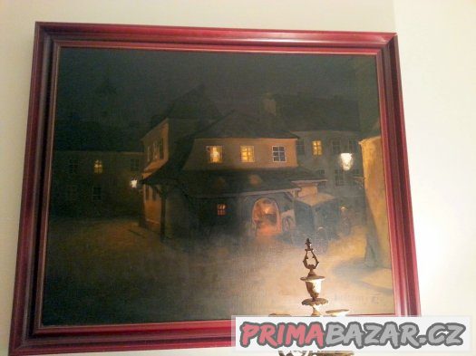 Prodám krásné dílo olej na plátně. – fotografie 3