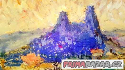 Prodám krásné dílo olej na plátně z pozůstalostí. – fotografie 2