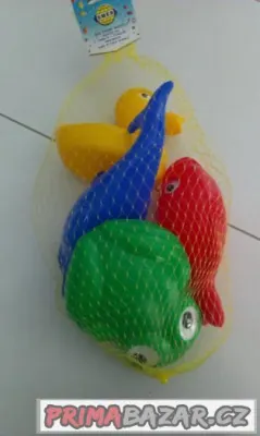 Nové hračky do vody 4 kusy - retro styl