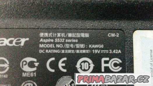 Notebook Acer Aspire 5532 - na náhradní díly – fotografie 4