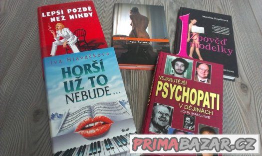 5 knih - Nejrutější psychopati, Zpověď modelky... – fotografie 1