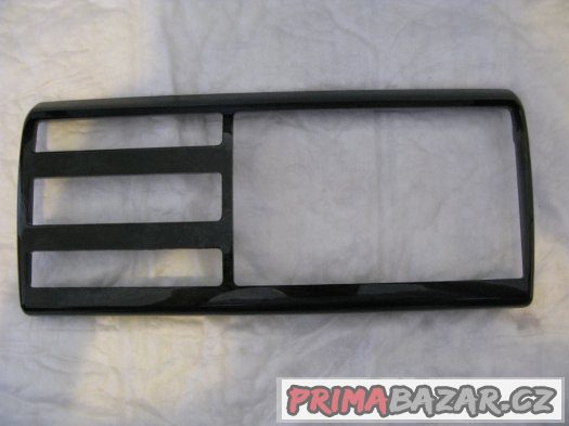 Rámeček kolem monitoru/radia BMW E38,E39-ČERNÉ DŘEVO – fotografie 1