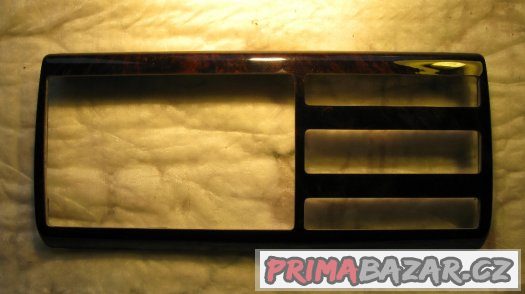 Rámeček kolem monitoru/radia BMW E38,E39-HNĚDÉ DŘEVO – fotografie 1