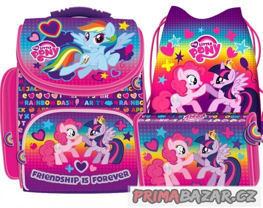 ŠKOLNÍ AKTOVKA BATOH 3v1 MY LITTLE PONY – fotografie 1