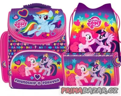 ŠKOLNÍ AKTOVKA BATOH 3v1 MY LITTLE PONY