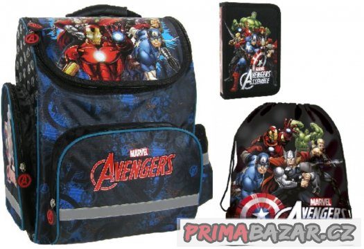 ŠKOLNÍ AKTOVKA BATOH 3v1 AVENGERS – fotografie 1