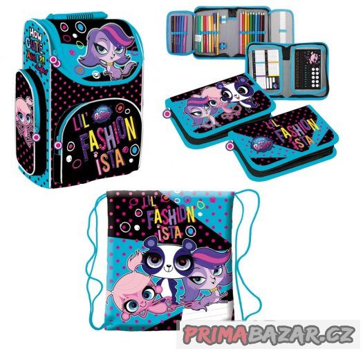 ŠKOLNÍ AKTOVKA BATOH 3v1 LITTLEST PET SHOP – fotografie 1