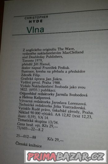 Prodám knihu Vlna – fotografie 5