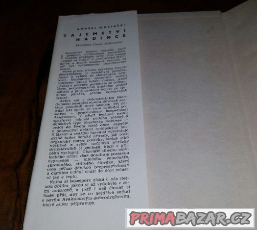 Prodám knihu Tajemství hadinice – fotografie 2