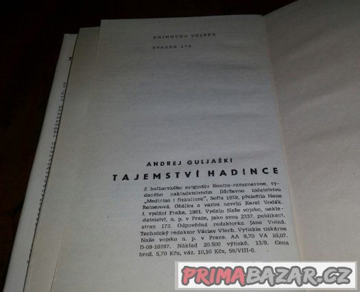 Prodám knihu Tajemství hadinice – fotografie 5