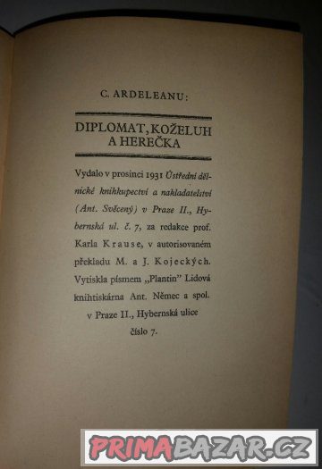 Prodám knihu Diplomat, koželuh a herečka – fotografie 4