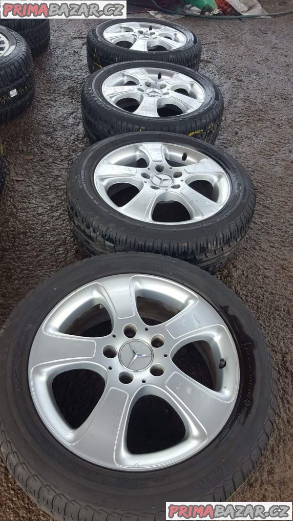 prodam alu kola elektrony mercedes A1694011002 s pneu pirelli 5x112 6jx16 et46