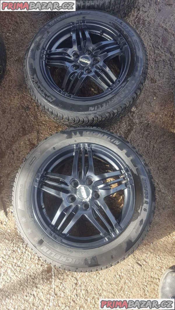 prodam alu kola elektrony royal wheel germ černý lak 5x112 7.5jx16 et45