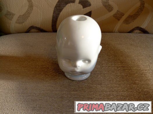 Svícen porcelánový designový Hlava. Haas a Czjzek. – fotografie 2