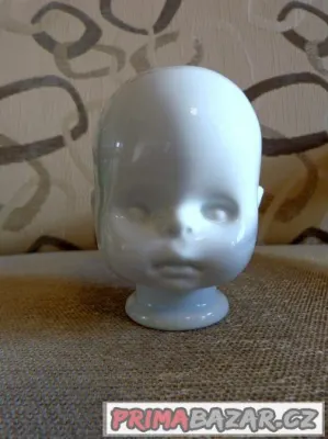 Svícen porcelánový designový Hlava. Haas a Czjzek.