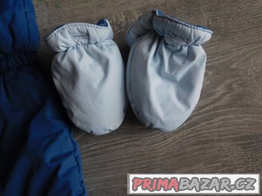 Dětská zimní bunda, oteplovačky, rukavice – fotografie 5