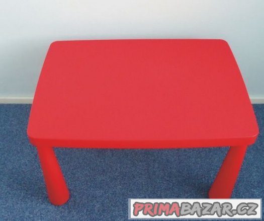 Dětský stůl - Mammut, Ikea-Červený – fotografie 4