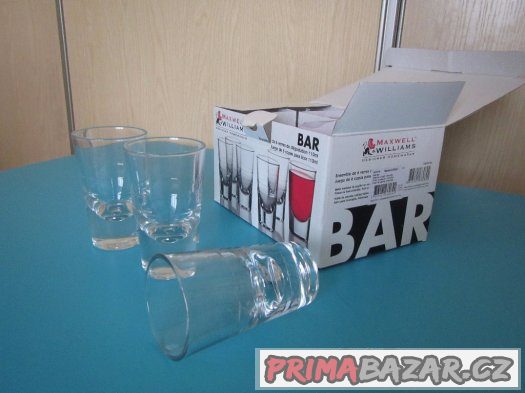 Sklenice Bar na likér 110ml +Skleničky panák 25ml – fotografie 1