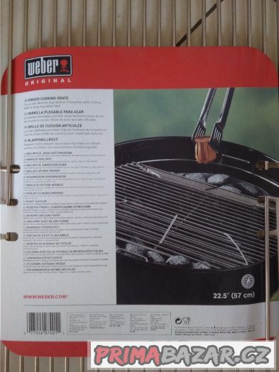 Odklápěcí grilovací rošt 57 cm, WEBER 7437 – fotografie 2