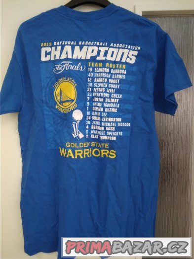 Pánské modré triko NBA Finals Champions 2015, velikost M – fotografie 1