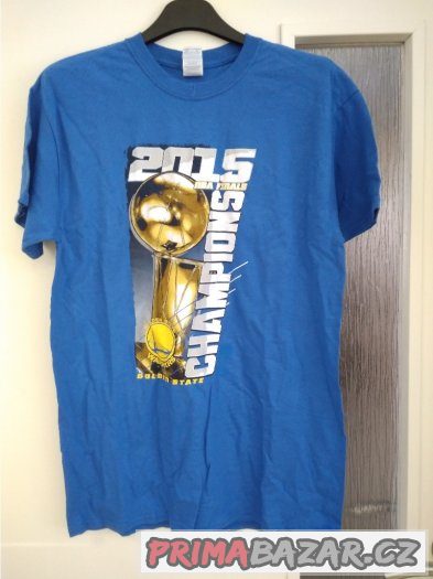 Pánské modré triko NBA Finals Champions 2015, velikost M – fotografie 2