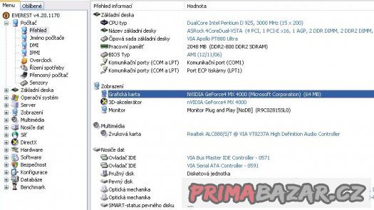 Grafická karta do PC: GeForce MX4000, 64 MB, AGP 8x – fotografie 5
