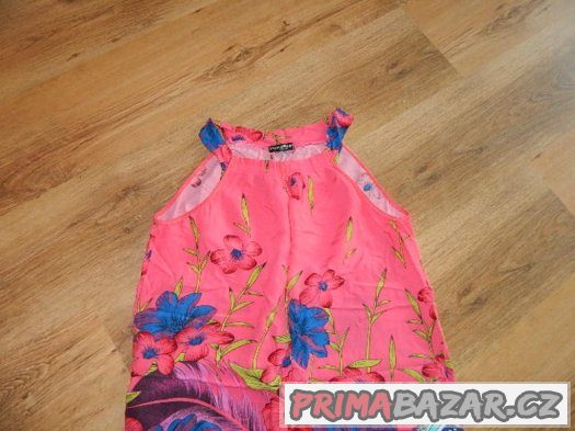 Letní kytičkovaná tunika, top, tílko SUPERRRRRRR – fotografie 3