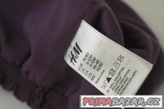 HÁČKOVANÁ ČEPICE H&M VEL. 74/80 - 1-2 ROKY – fotografie 2