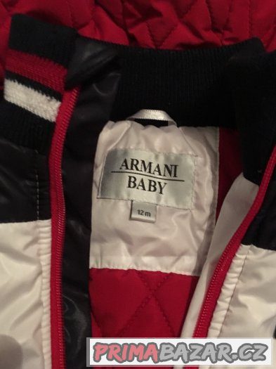Zimní péřová bunda Armani baby originál. – fotografie 2