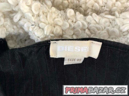 Černé tričko Diesel – fotografie 2