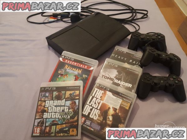 PS3 Superslim, 1.000GB disk+super hry – fotografie 1