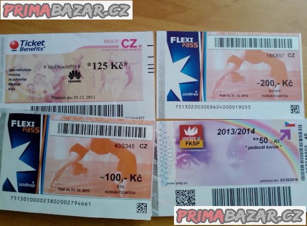 Koupím FlexiPass,Unišek,Ticket Benefits,stravenky – fotografie 1