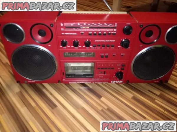 Rádio Tesla condor cerveny – fotografie 1