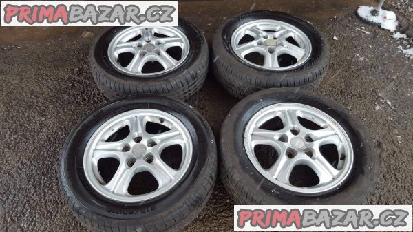 alu kola elektrony enkei Mitsubishi s pneu 90% 5x114.3 6jx16 et46
